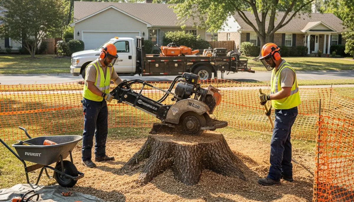 Stump removal service in Palm Harbor, FL for safe, thorough tree stump cleanup